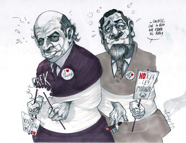 Las Gildas, jornada contra La Ley Mordaza